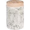 Snack Box Mit Deckel Marmi Rund Hellgrau