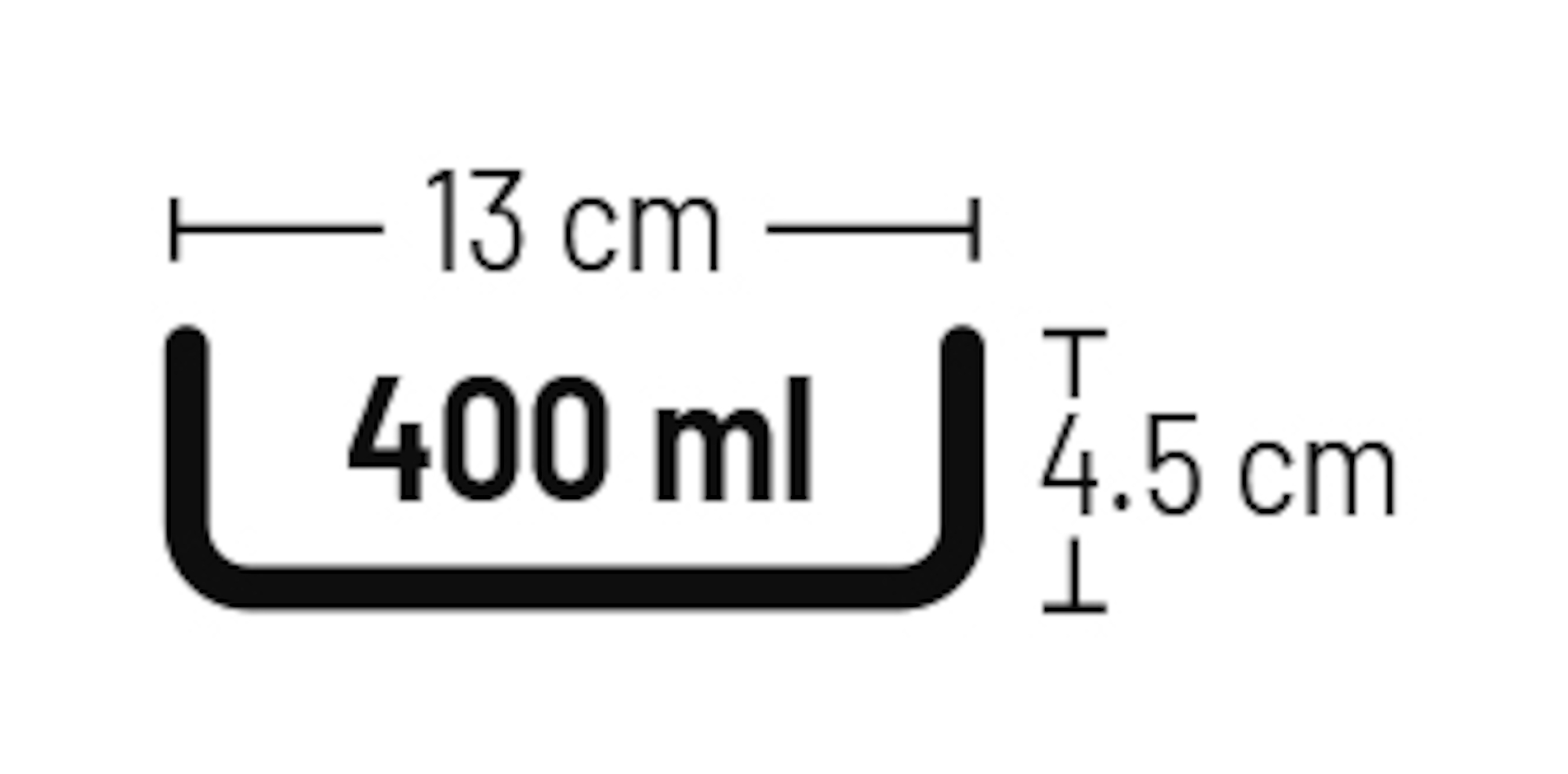 Flamingo Eet- en drinkpot Rocky Rond Zwart & Wit
