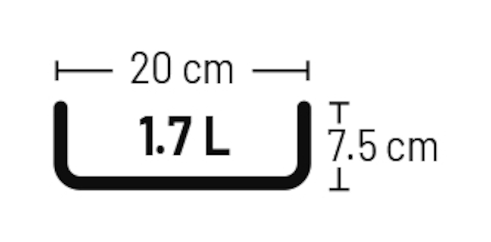Flamingo Futter- und Trinknapf Rocky Rund Schwarz & Weiß