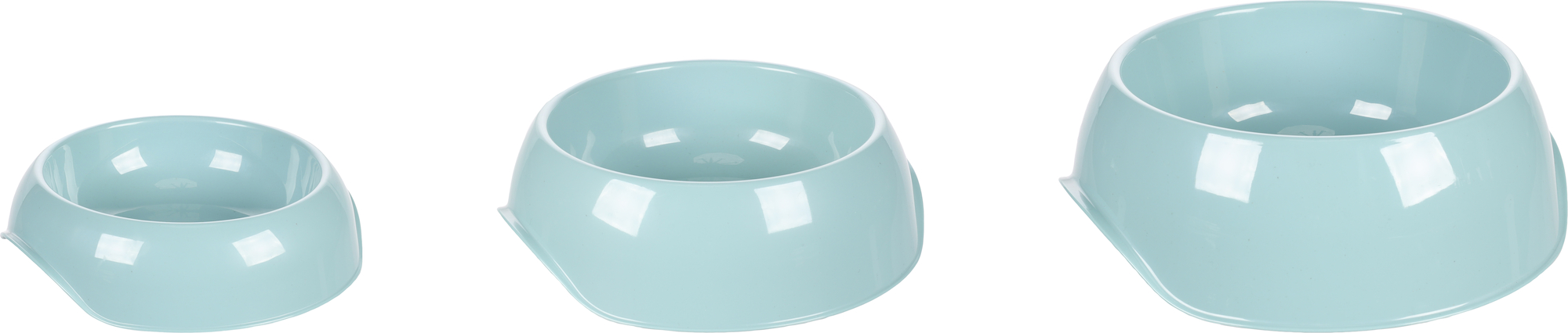 Flamingo Feeding and drinking bowl Muk Round Light blue