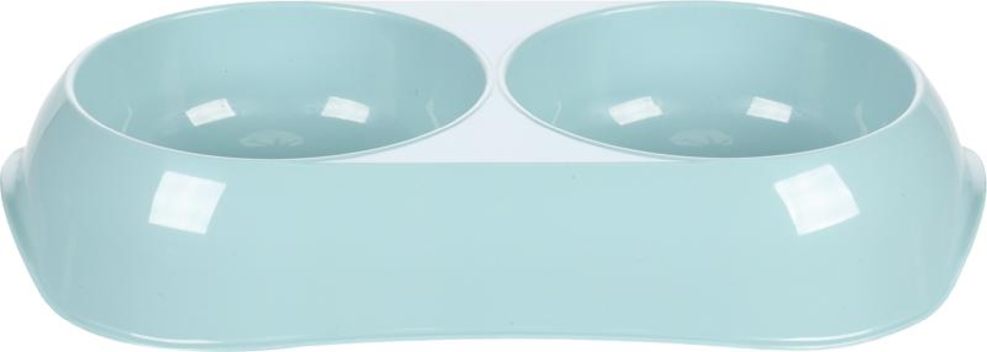 Flamingo Feeding and drinking bowl Combo Muk Oval Light blue