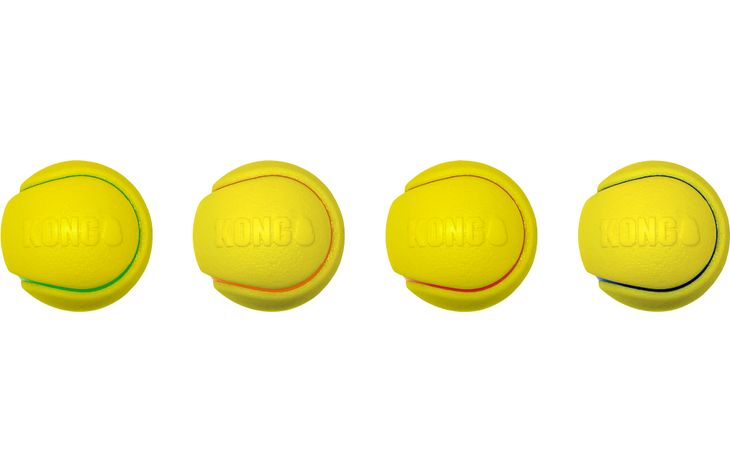 Kong® Kong® Spielzeug Squeezz® Tennis Mehrere Farben Ball TPR