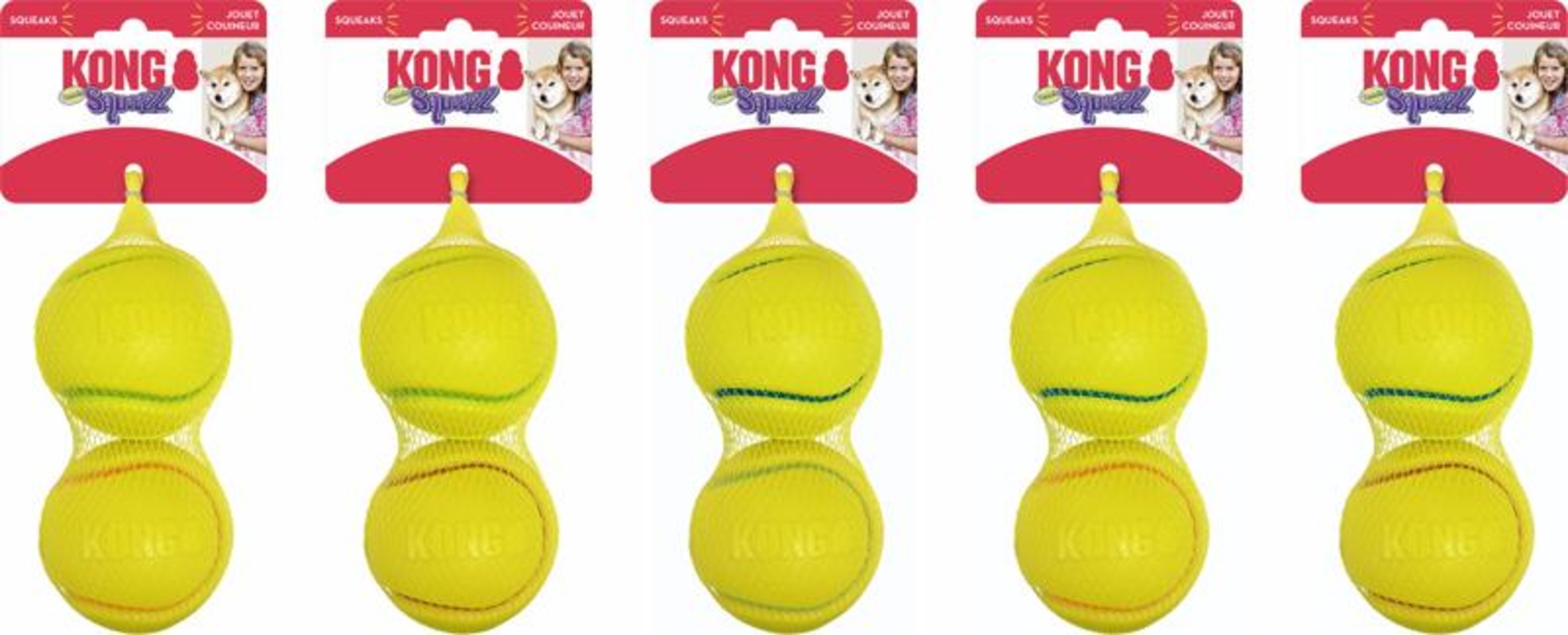 Kong® Kong® Toy Squeezz Tennis Ball Yellow
