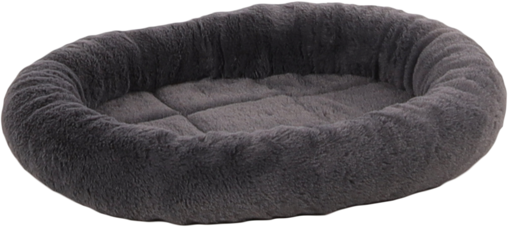 Flamingo Cushion Isaura Oval Dark grey