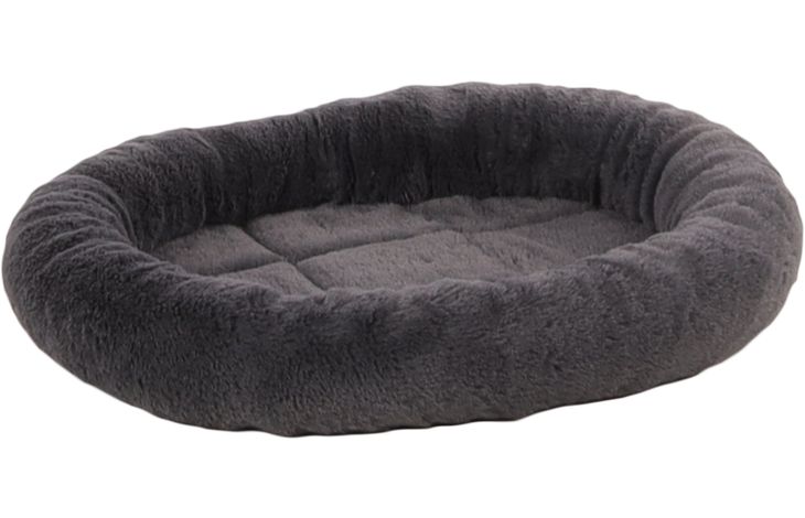 Flamingo Cushion Isaura Oval Dark grey