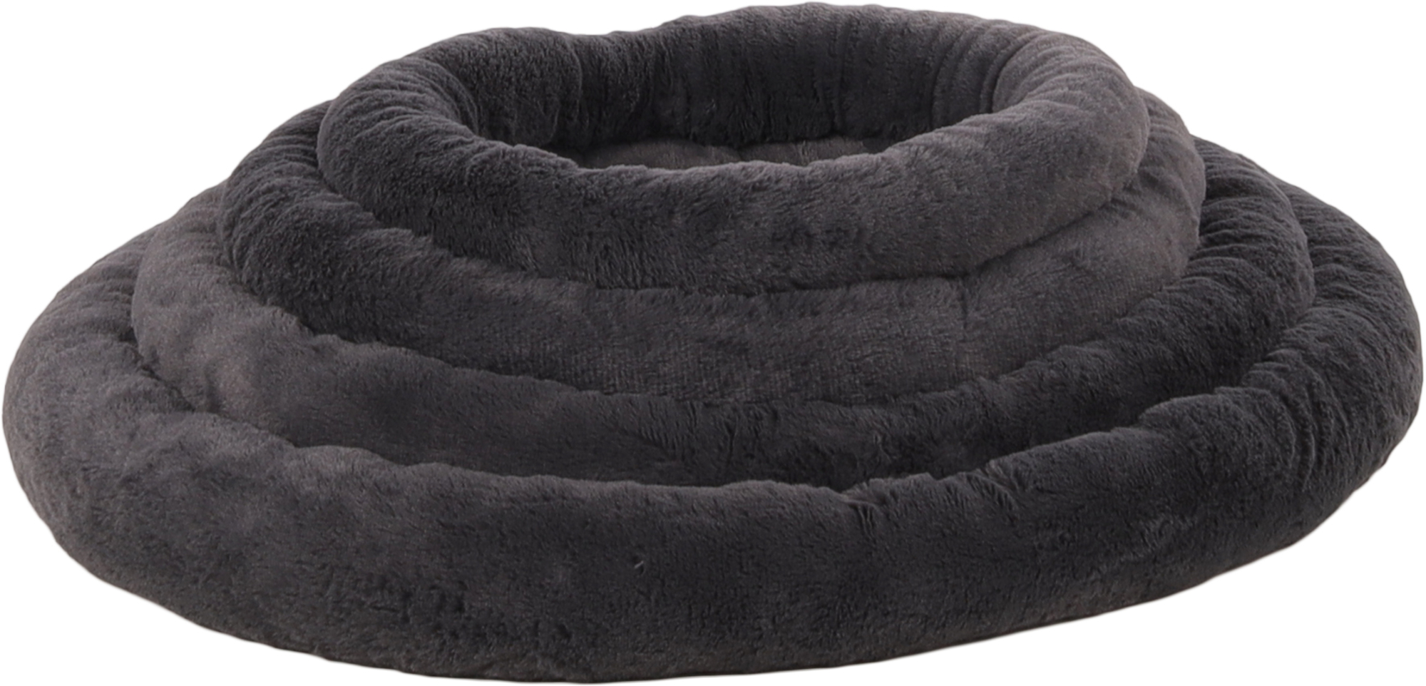 Flamingo Cushion Isaura Oval Dark grey