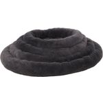 Cushion Isaura Oval Dark grey