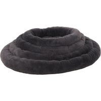 Flamingo Cushion Isaura Oval Dark grey