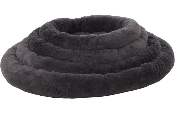 Flamingo Cushion Isaura Oval Dark grey