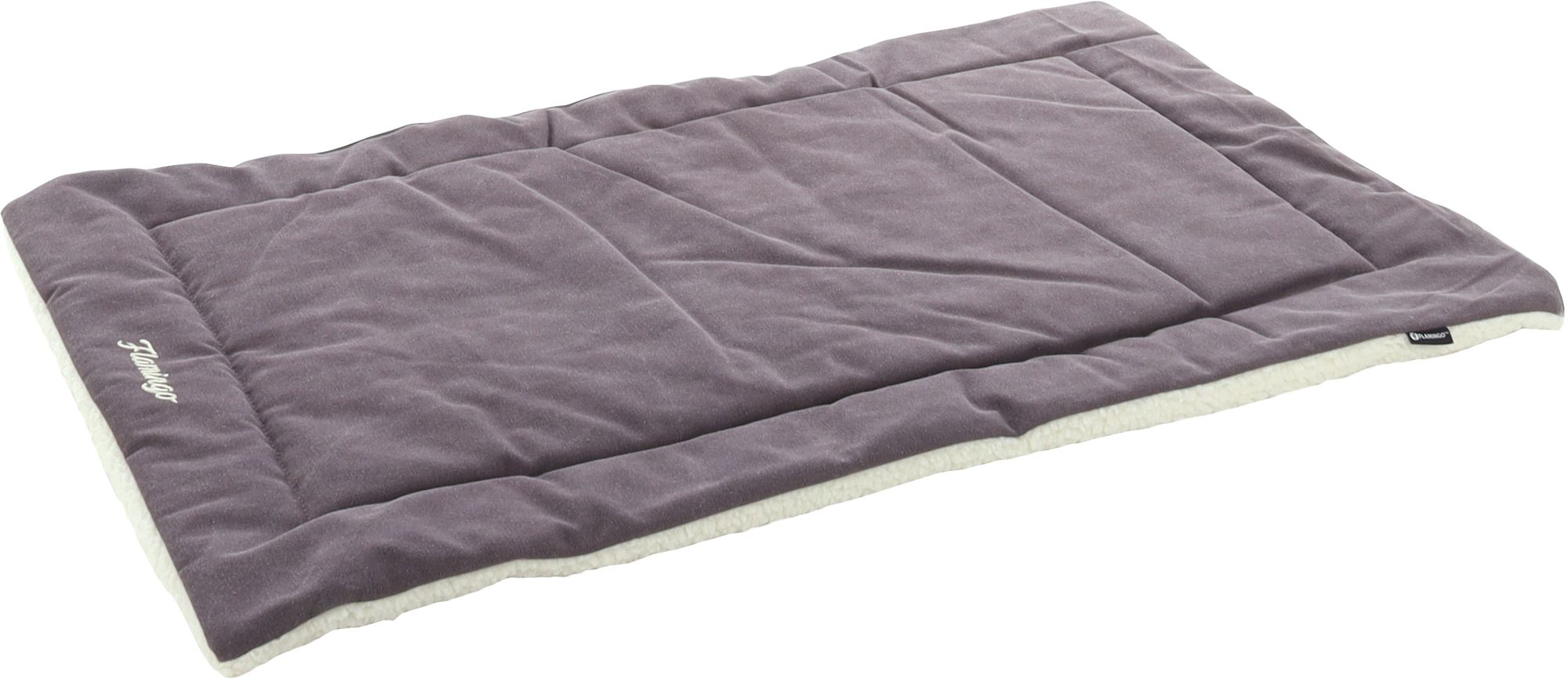 Flamingo Kissen Alisha Rechteck Dunkles Taupe