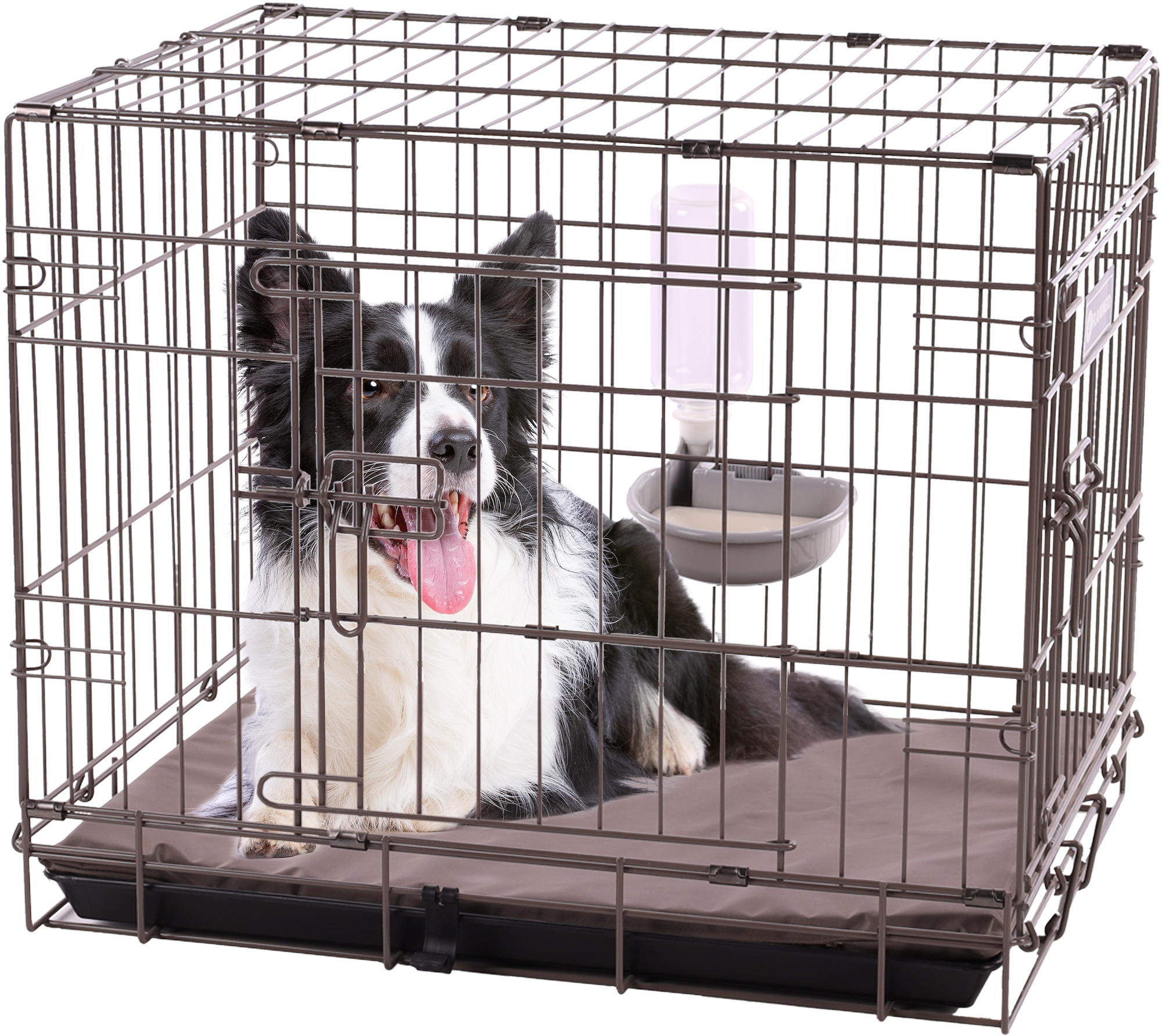 Flamingo Drinkfles Diza Grijs