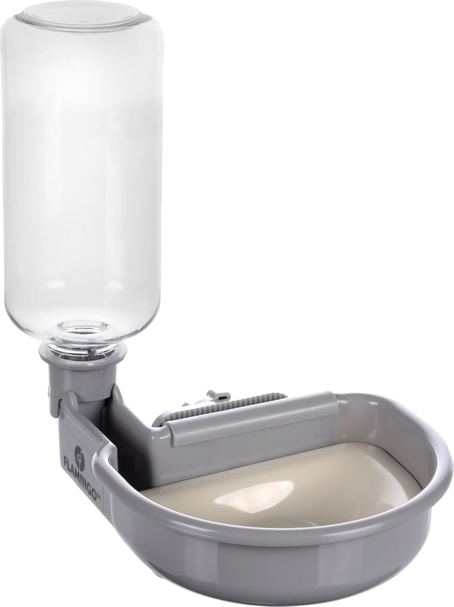 Flamingo Drinkfles Diza Grijs