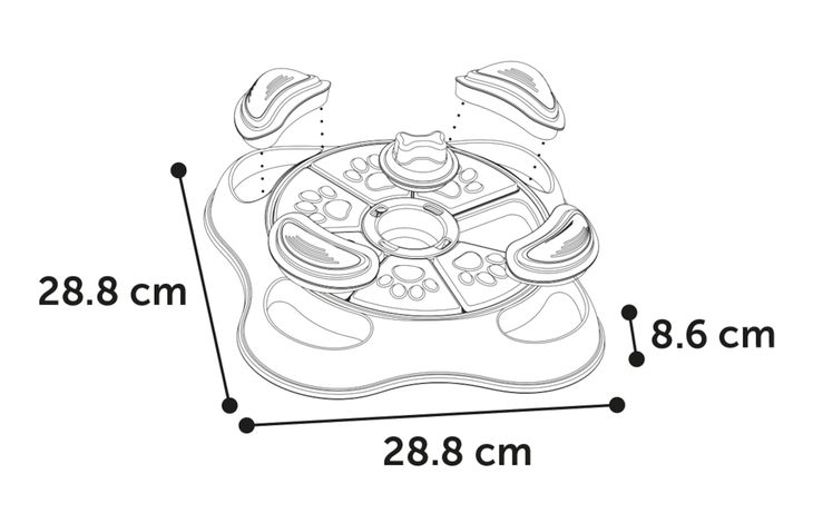 Flamingo Toy Brain train Sherlock Paw Cliff Petrol