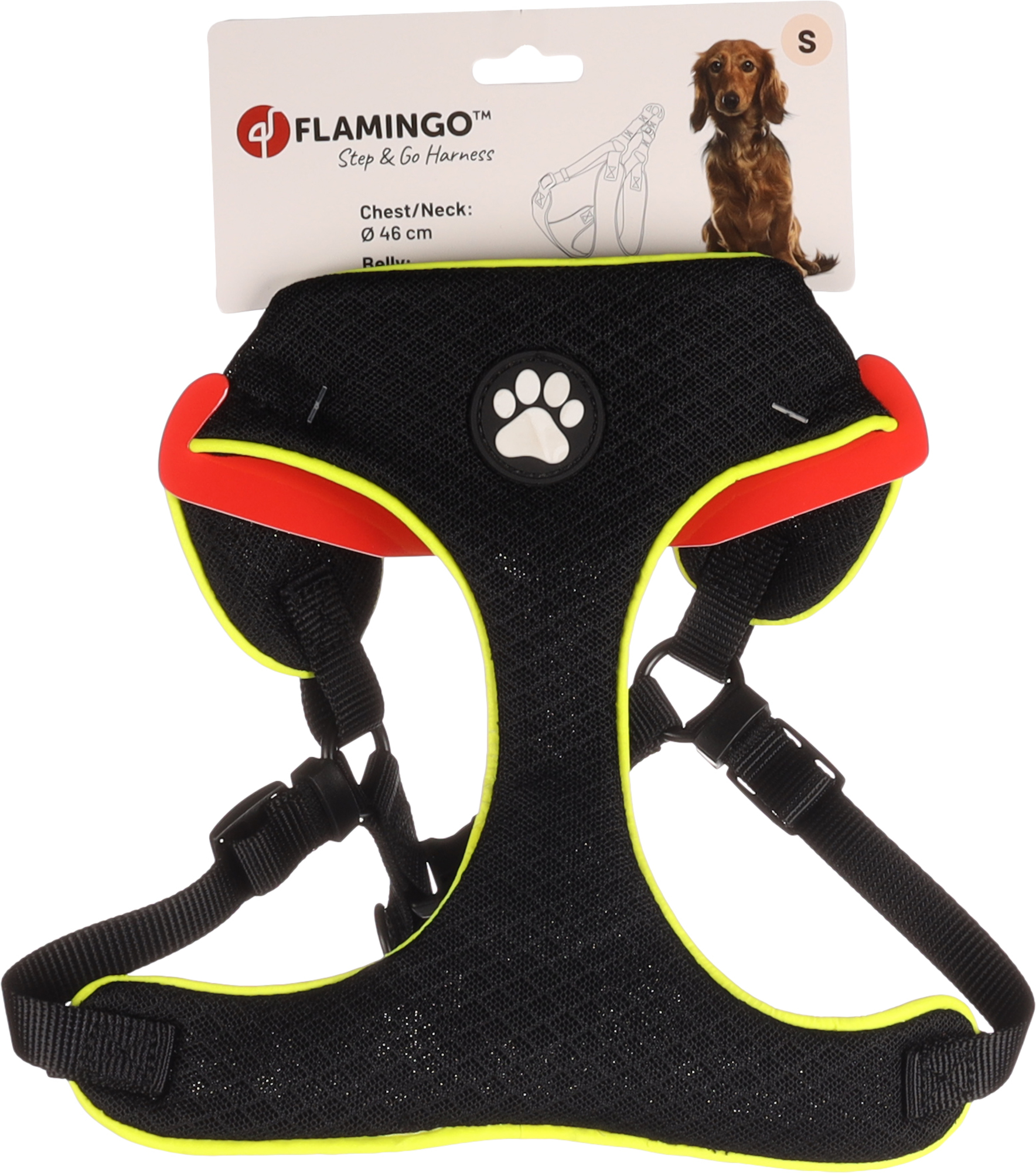 Flamingo Geschirr  Step&Go Tasha Schwarz