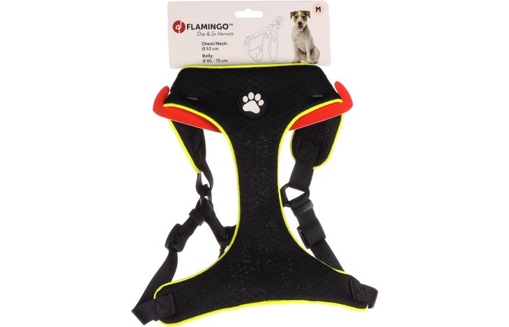 Flamingo Arnés Step&Go Tasha Negro