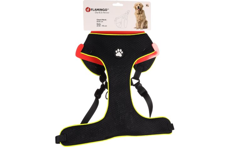 Flamingo Geschirr  Step&Go Tasha Schwarz