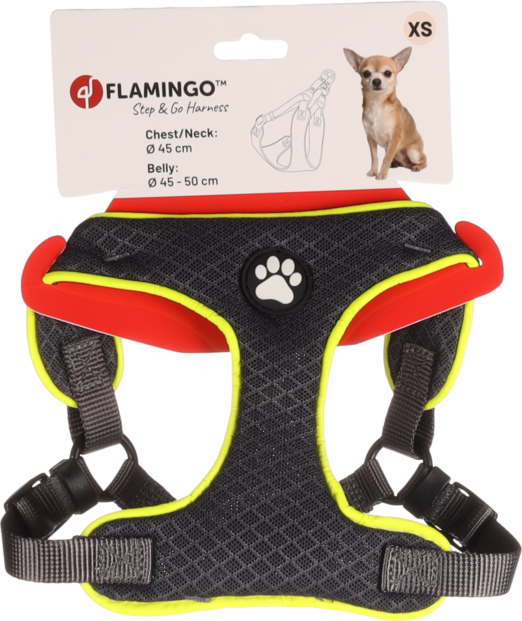 Flamingo Geschirr  Step&Go Tasha Grau