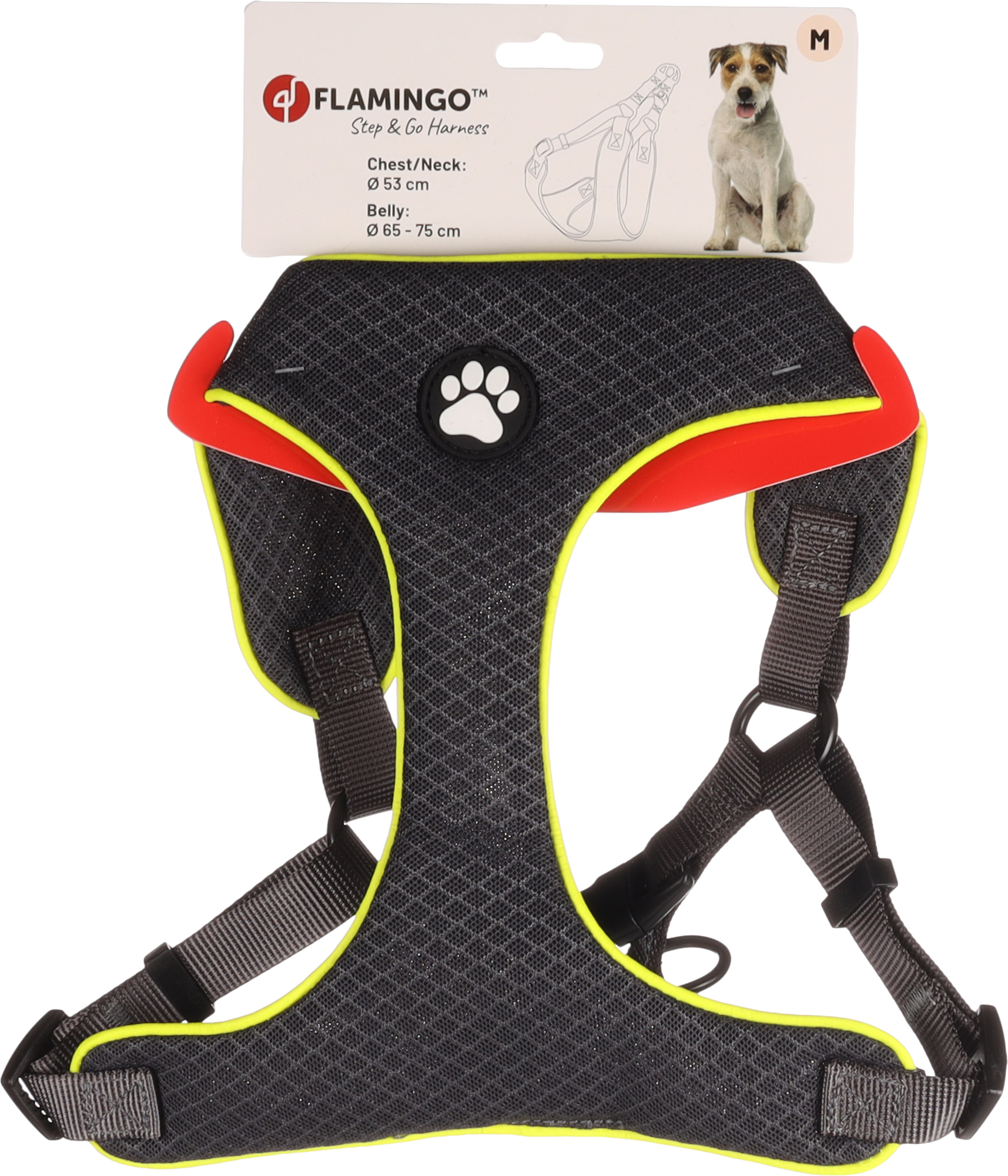 Flamingo Geschirr  Step&Go Tasha Grau