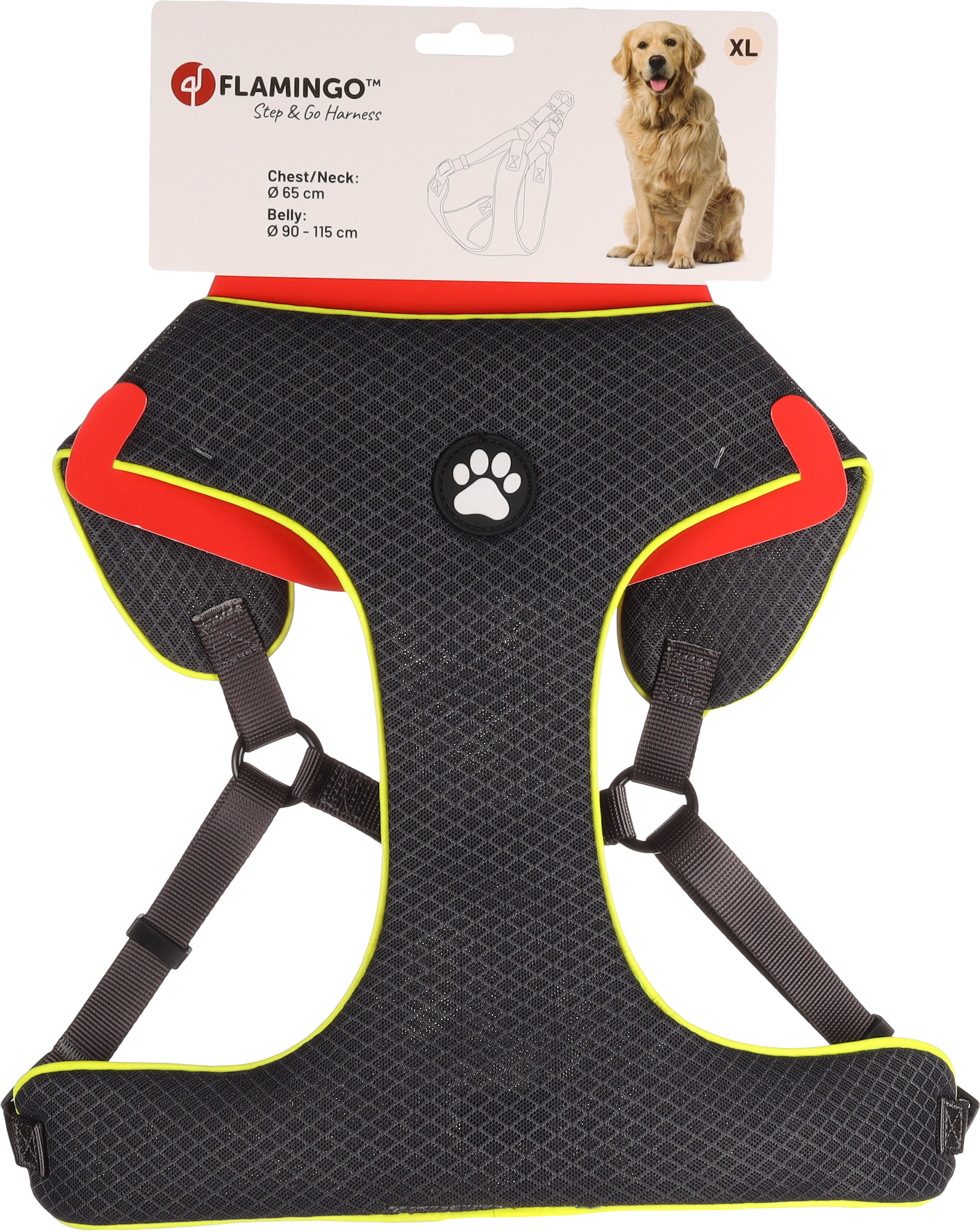 Flamingo Geschirr  Step&Go Tasha Grau