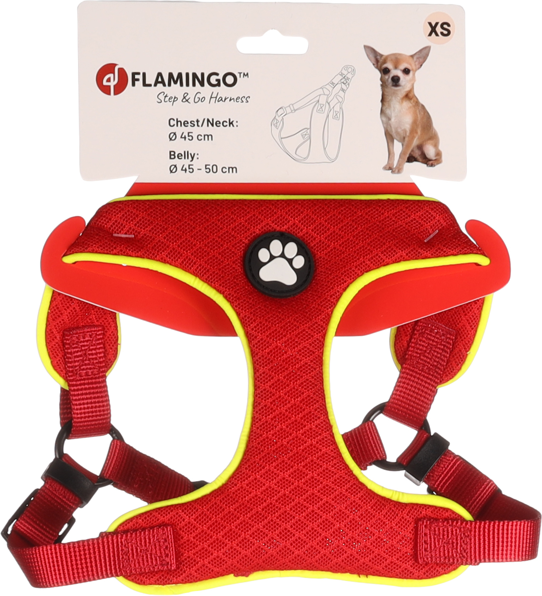 Flamingo Geschirr  Step&Go Tasha Rot