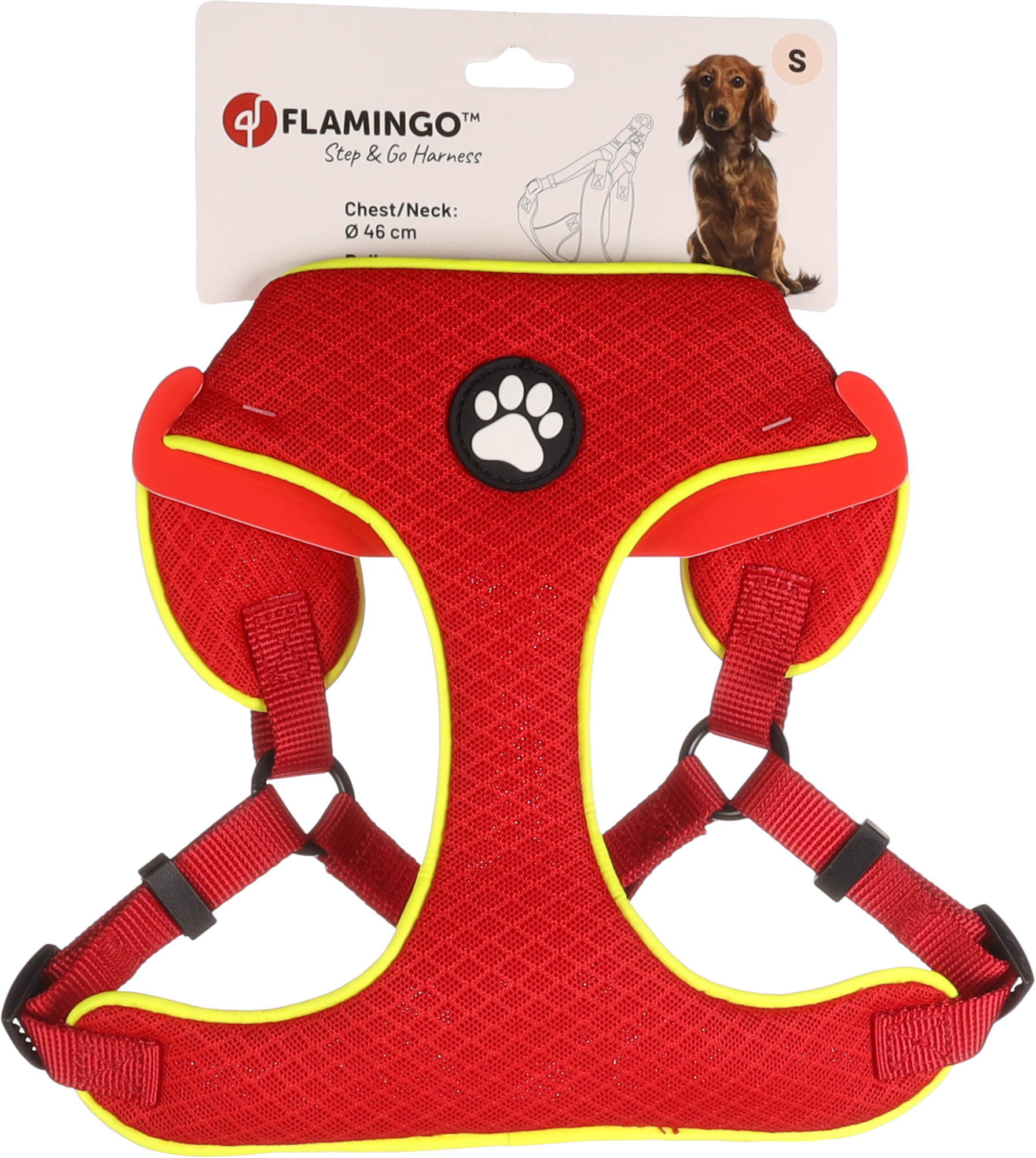 Flamingo Geschirr  Step&Go Tasha Rot