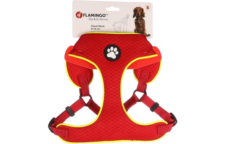 Flamingo Geschirr  Step&Go Tasha Rot