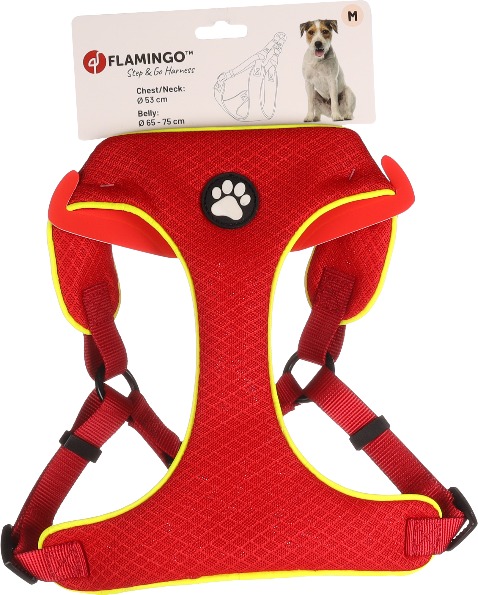 Flamingo Geschirr  Step&Go Tasha Rot