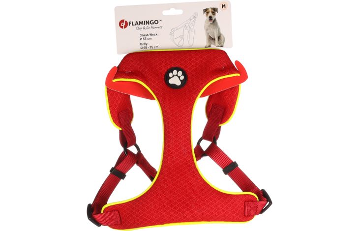 Flamingo Geschirr  Step&Go Tasha Rot