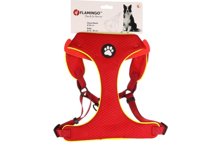 Flamingo Geschirr  Step&Go Tasha Rot