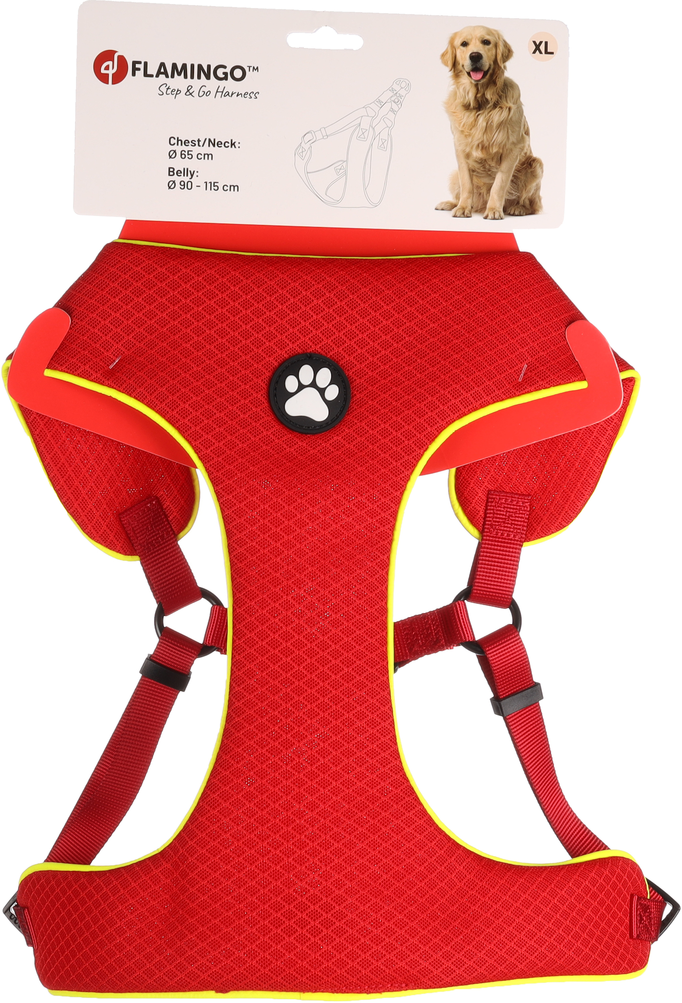 Flamingo Geschirr  Step&Go Tasha Rot