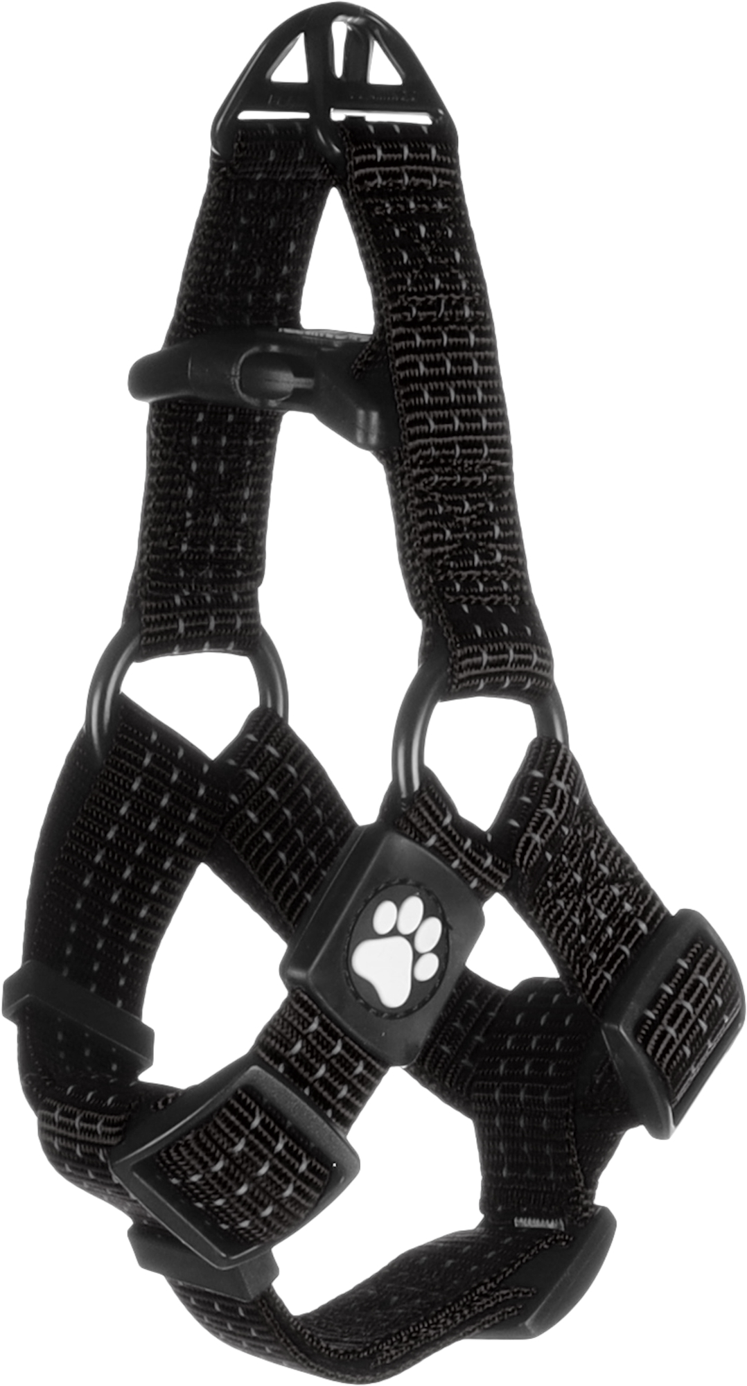 Flamingo Harnas Step&Go Zorba Zwart