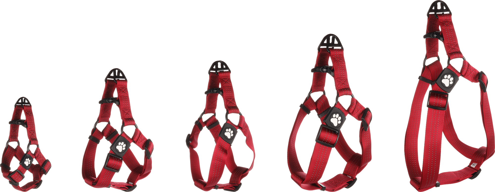 Flamingo Harnas Step&Go Zorba Rood