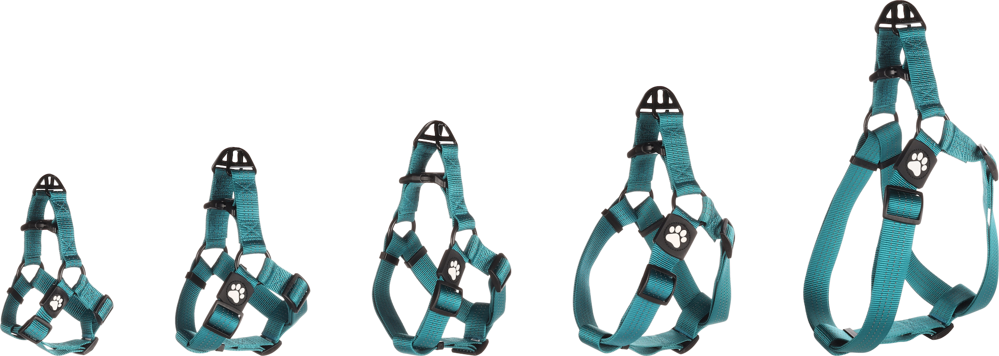 Flamingo Harnas Step&Go Zorba Turkoois