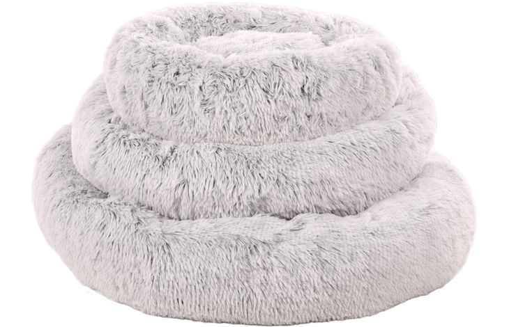 Flamingo Basket Alba Round White & Grey