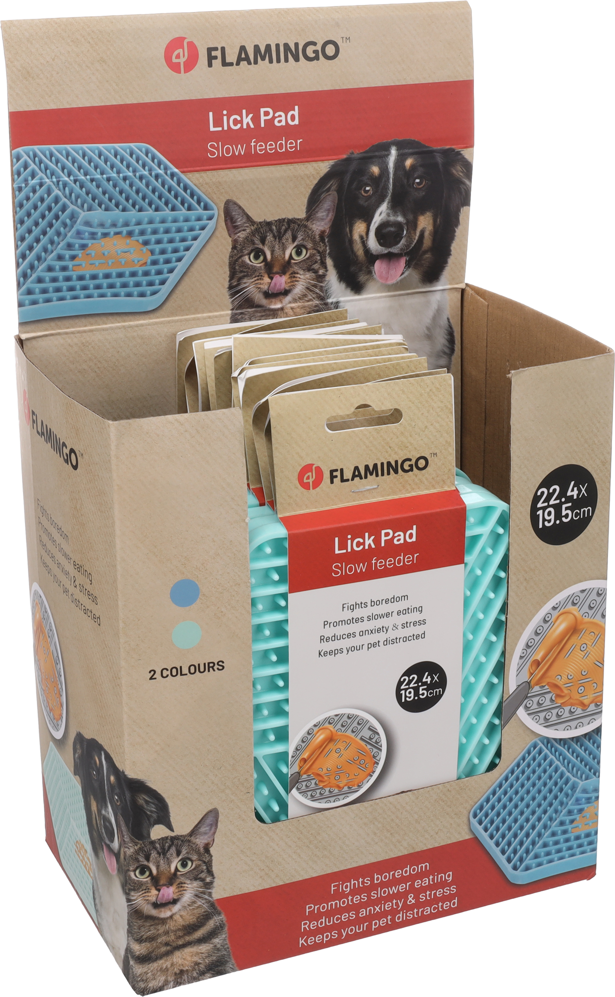 Flamingo Lick pad Leki Hexagon Multiple colours