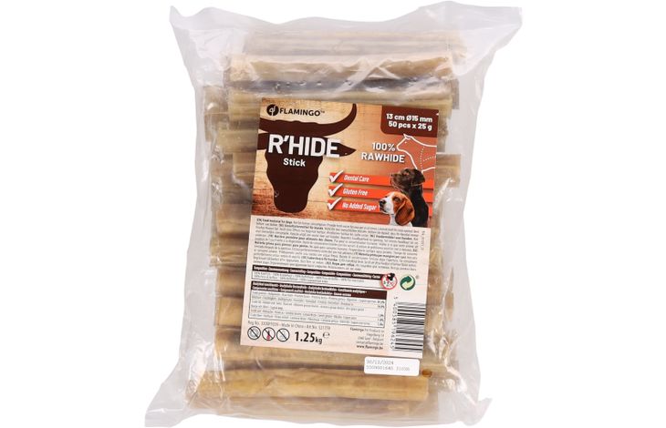 Flamingo Friandises R'Hide Bâton  13cm 25gr / 50 pcs 1,25kg