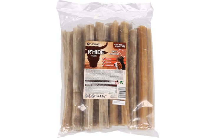 Flamingo Friandises R'Hide Bâton  25cm 80-90gr / 20 pcs 1,6-1,8kg