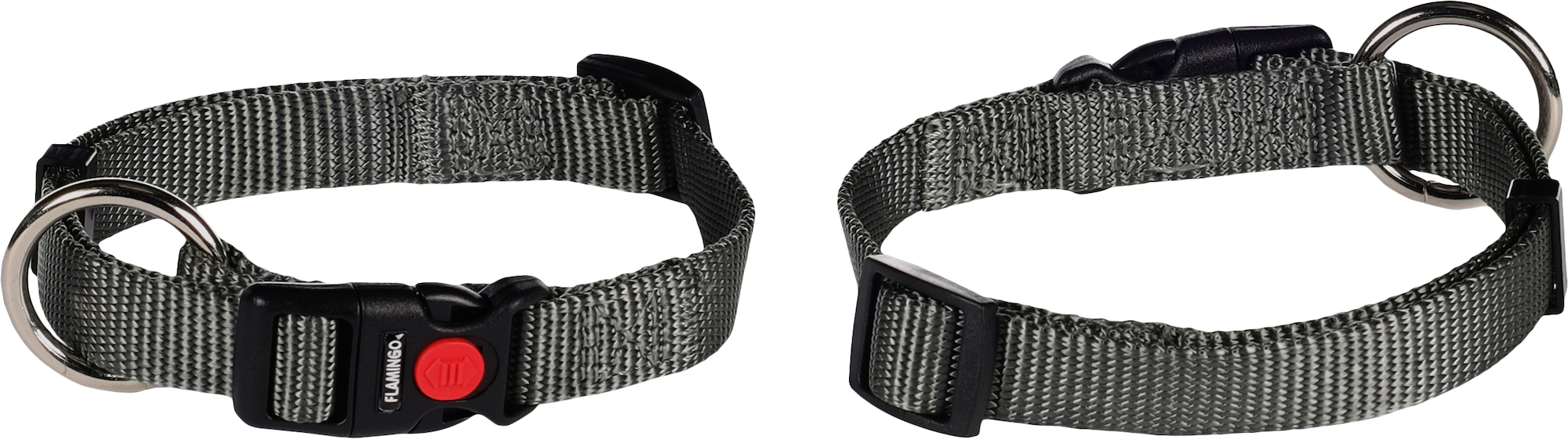 Flamingo Halsband Ziggi Dunkelgrau