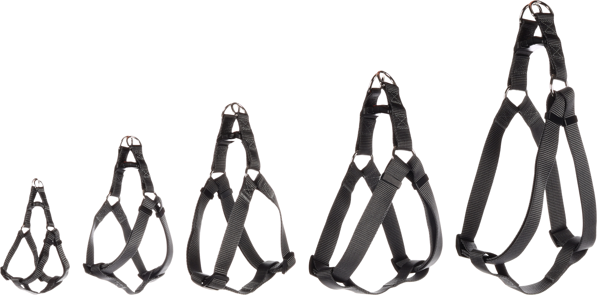 Flamingo Harness Step&Go Ziggi Dark grey