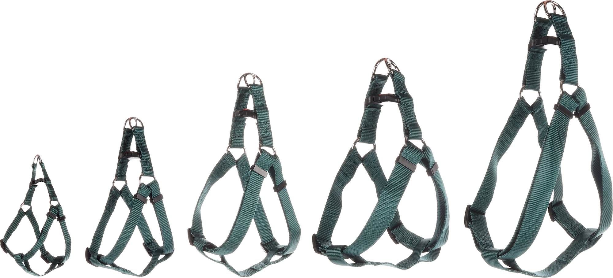 Flamingo Harness Step&Go Ziggi Dark green