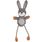 Jouet Gommy Lapin avec corde Gris