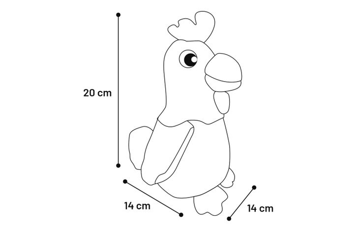 Flamingo Jouet Malita Coq Mélange
