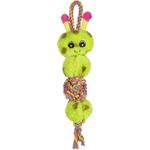 Speelgoed Miep Knoopbal Rups Met touw Groen