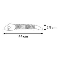 Flamingo Toy Monsjo Snake with rope Green