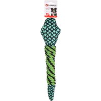 Flamingo Toy Monsjo Snake with rope Green