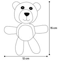 Flamingo Jouet Chiot Nilak Ours avec balle Mélange