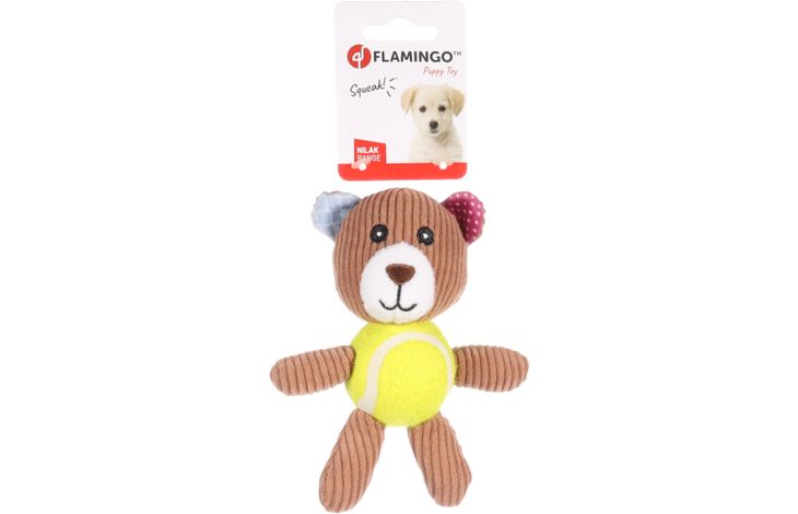 Flamingo Jouet Chiot Nilak Ours avec balle Mélange