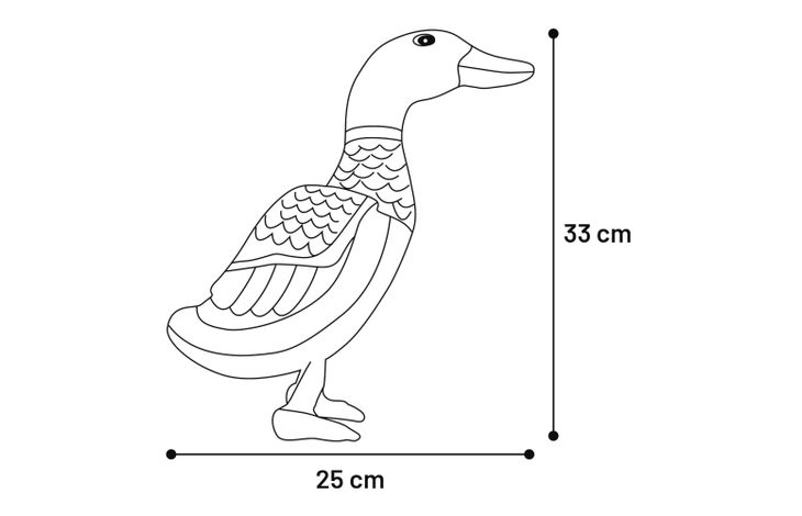 Flamingo Speelgoed Paloma Eend Meerkleurig