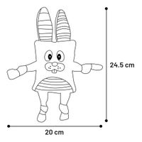 Flamingo Toy Pieno Rabbit Grey