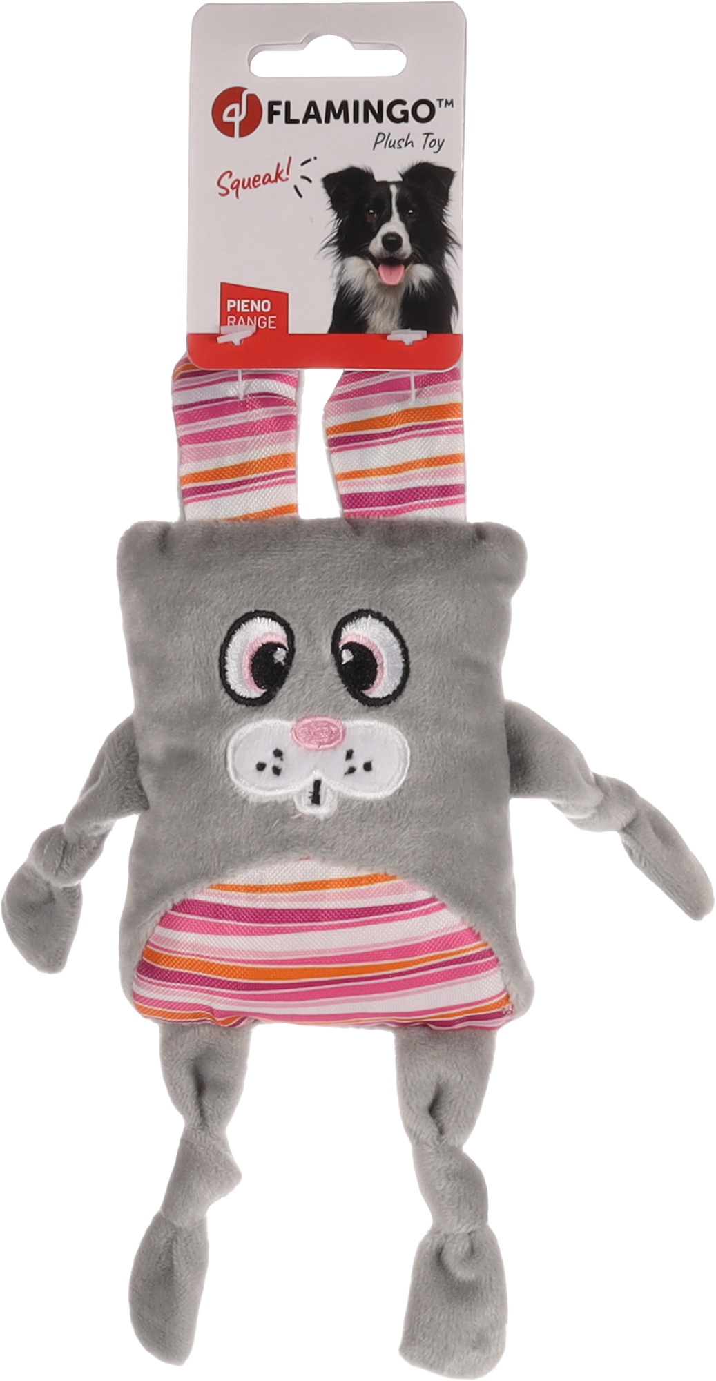 Flamingo Toy Pieno Rabbit Grey